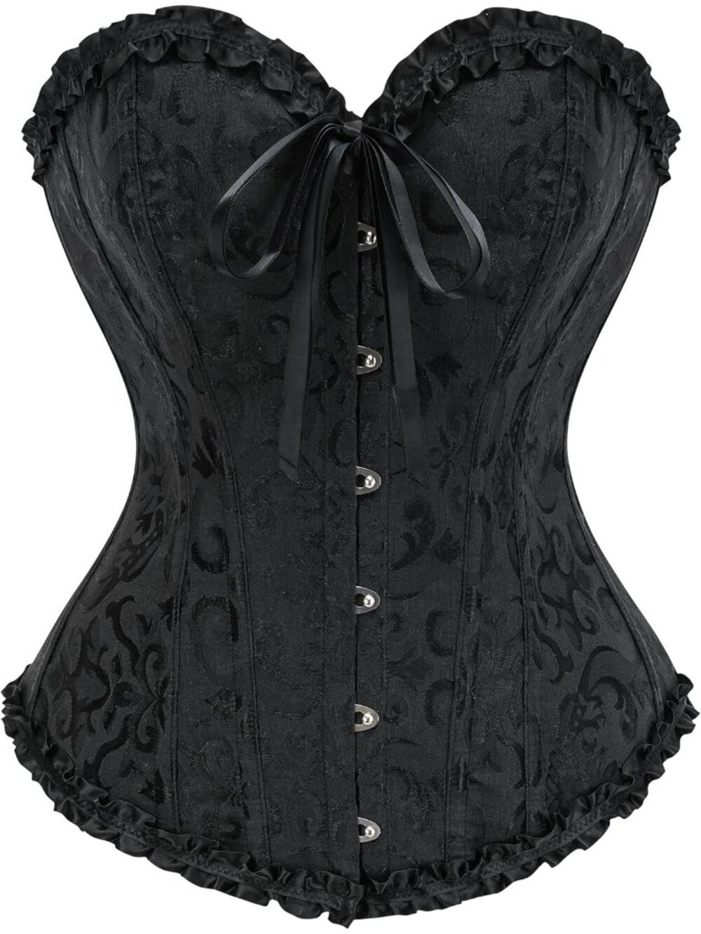 Women's Black Bustier Shapewear Lingerie Halloween Waist Push Up Corset Tops